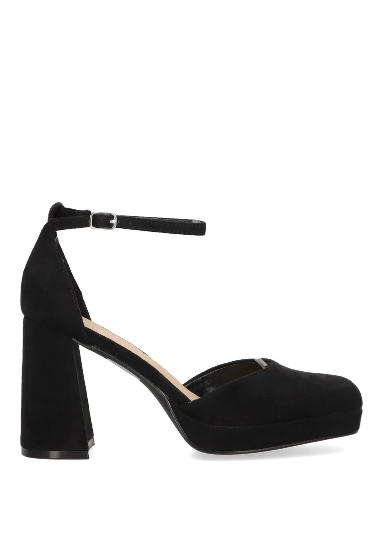 SANDALIA TACÓN 90009 ETIKA FIGUERA, MUJER NEGRO