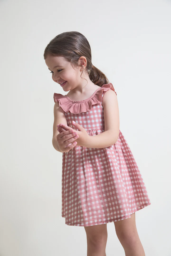 Vestido Vichy Maquillaje