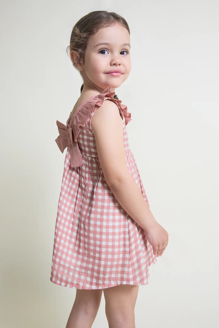 Vestido Vichy Maquillaje - Imagen 3