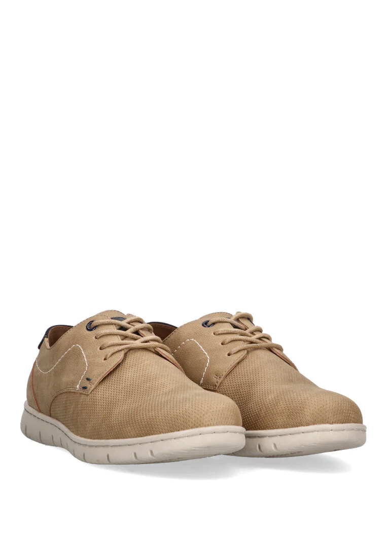 ZAPATO CASUAL ETIKA FIGUERAL 60901 HOMBRE, TAUPE - Imagen 3