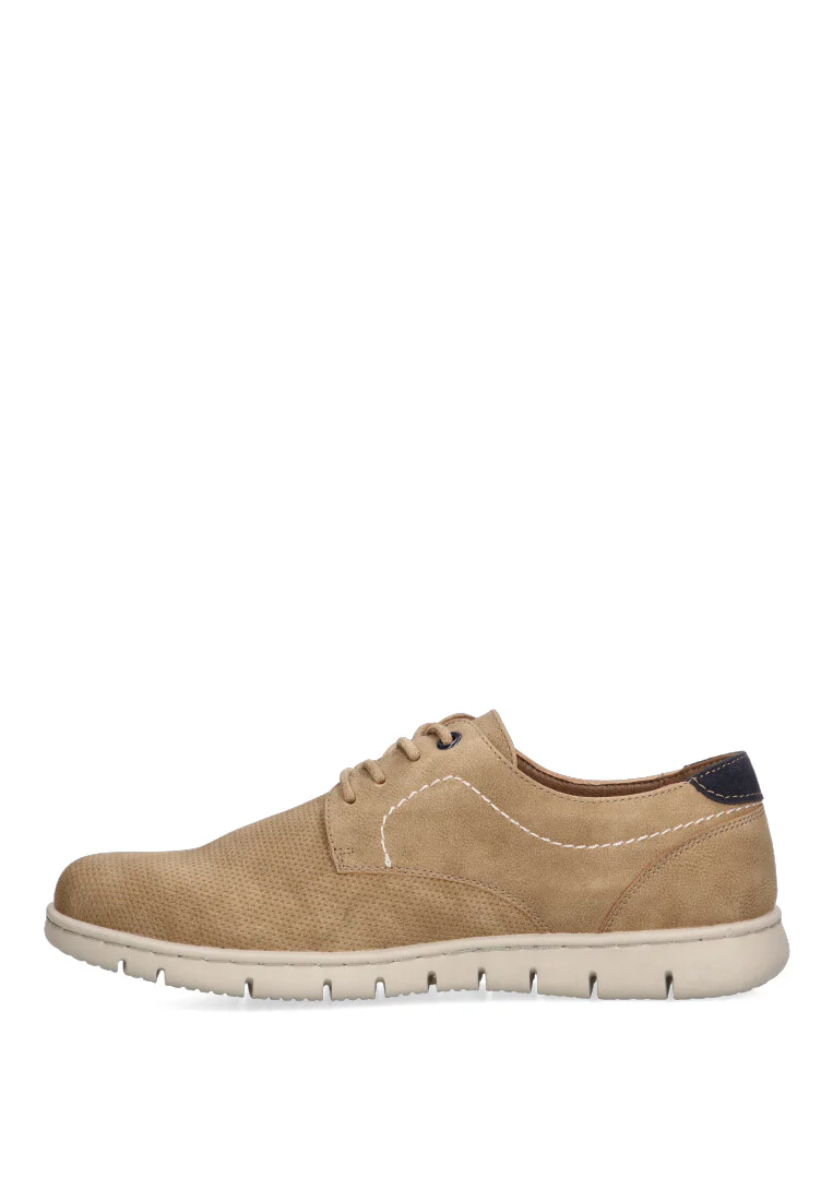 ZAPATO CASUAL ETIKA FIGUERAL 60901 HOMBRE, TAUPE - Imagen 4