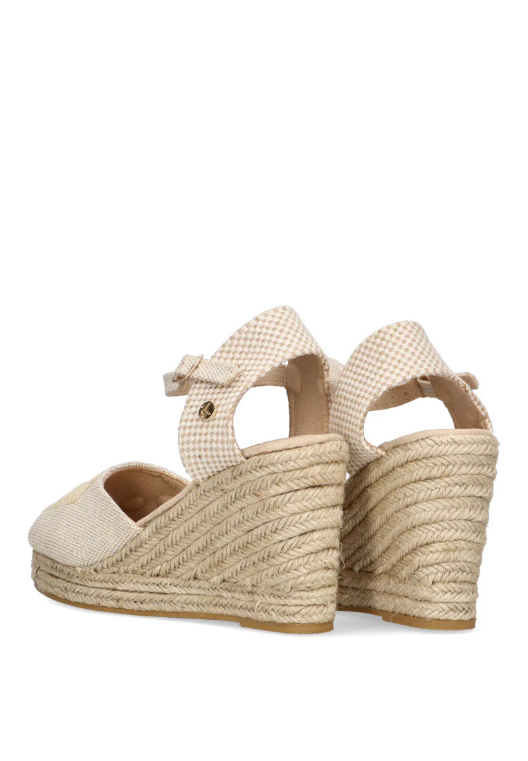 VALENCIANA PUNTA TIRAS ETIKA 20007 BAÑUGUES, MUJER NATURAL - Imagen 5