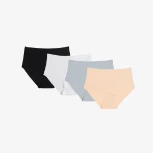 Seamless Panties Tiro Alto (4 piezas)