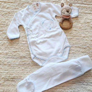 Body Polaina Osito Celeste