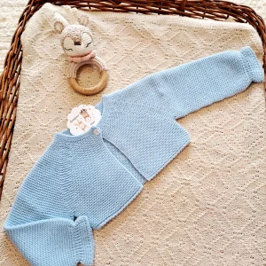 Rebeca Bolero Punto Basic Azulin