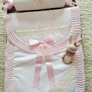 Colcha Lana Para Bebé Rosa