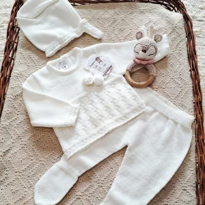 Conjunto Lana 3318 Crema