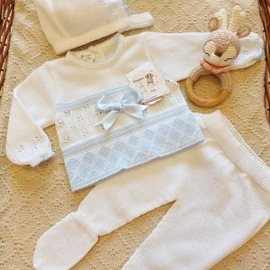 Conjunto Hilo 3213 Blanco Celeste