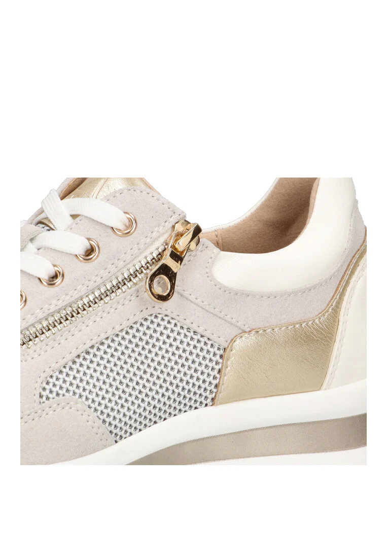 ZAPATILLA CREMALLERA ARMONY MEADS 50205 MUJER, BEIGE - Imagen 7