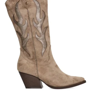 BOTA CAMPERA ALTA DISEÑO ETIKA LEIDEN 110518 MUJER, TAUPE
