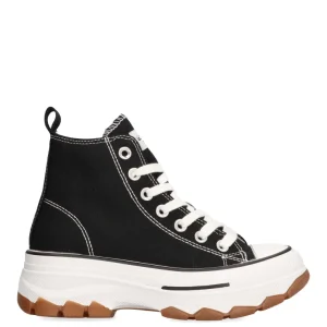 ZAPATILLA DEPORTIVA LONA ETIKA ENCAMP 52419 MUJER, NEGRO