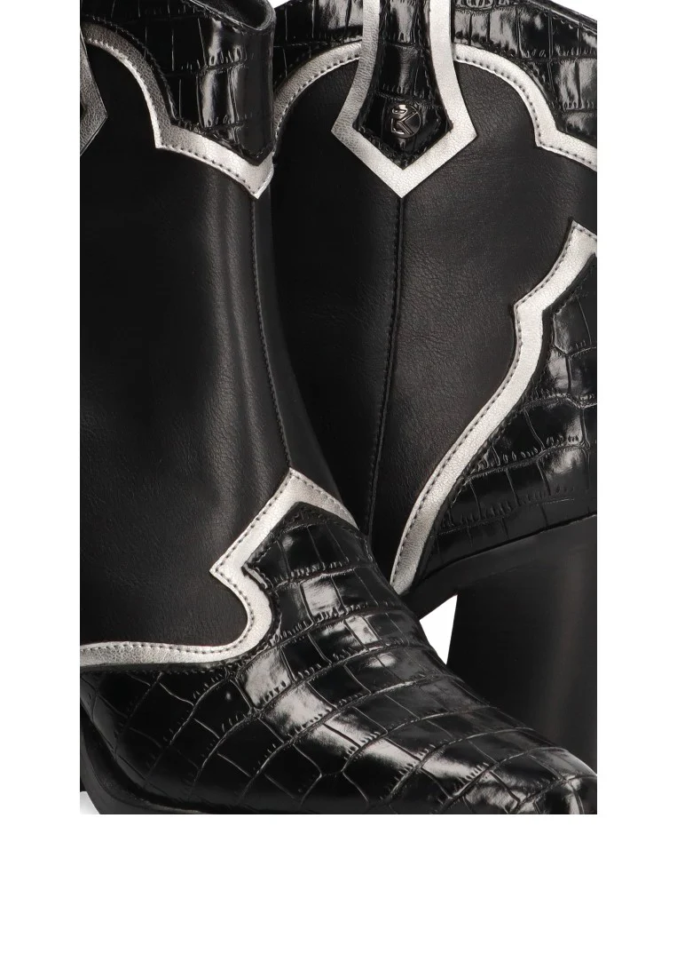 BOTIN CAMPERO DECORADO ETIKA LYSS 110526 MUJER, NEGRO - Imagen 7