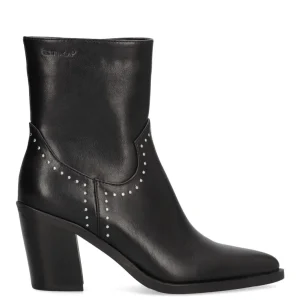 BOTIN CON TACHUELAS ETIKA MARLY 110527 MUJER, NEGRO