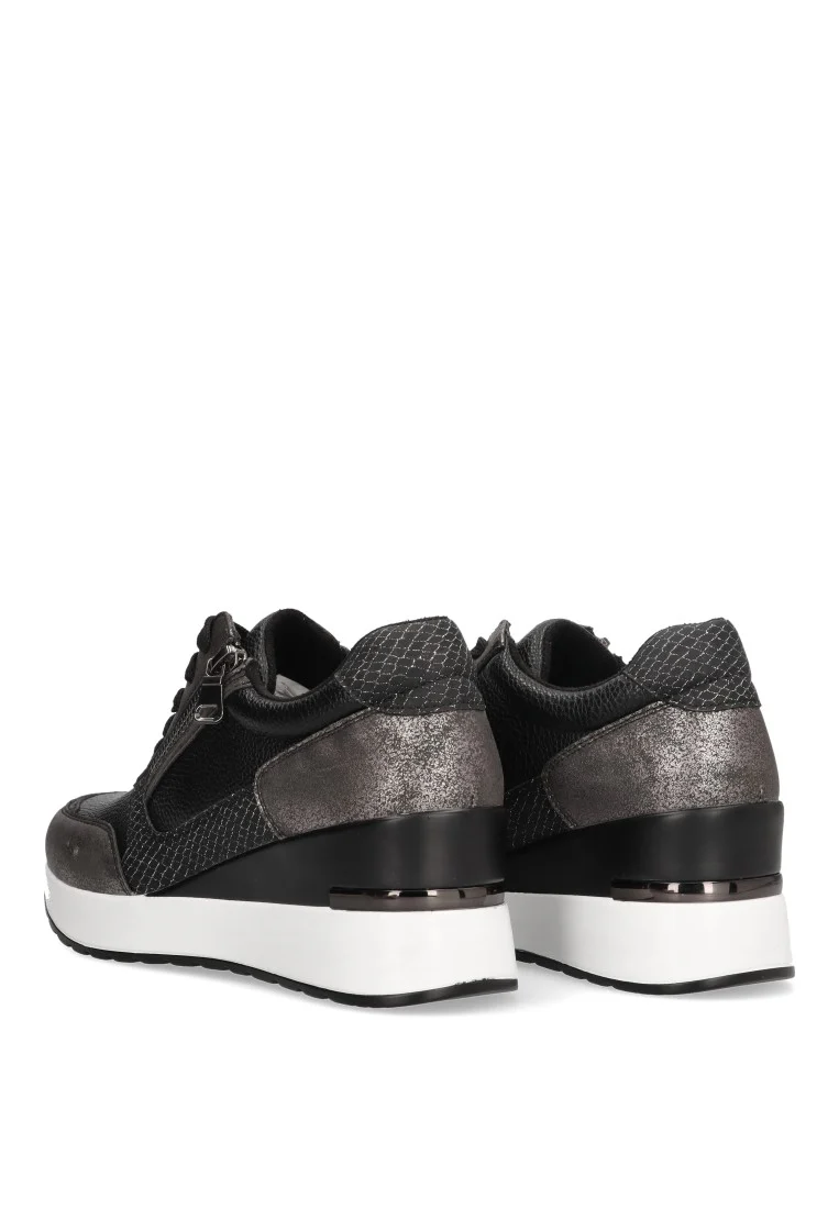 DEPORTIVA CUÑA ETIKA CAVOUR 50221 MUJER, NEGRO - Imagen 5