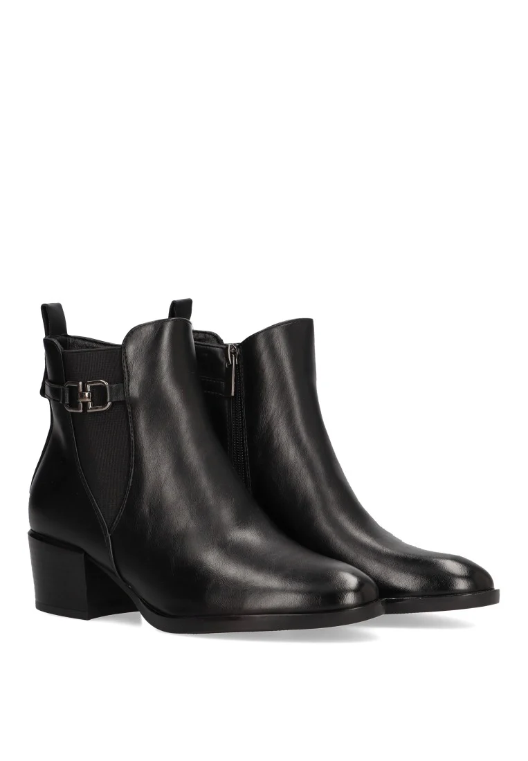 BOTINES CON HEBILLA MUJER ARMONY 30023 SLIEMA NEGRO - Imagen 3