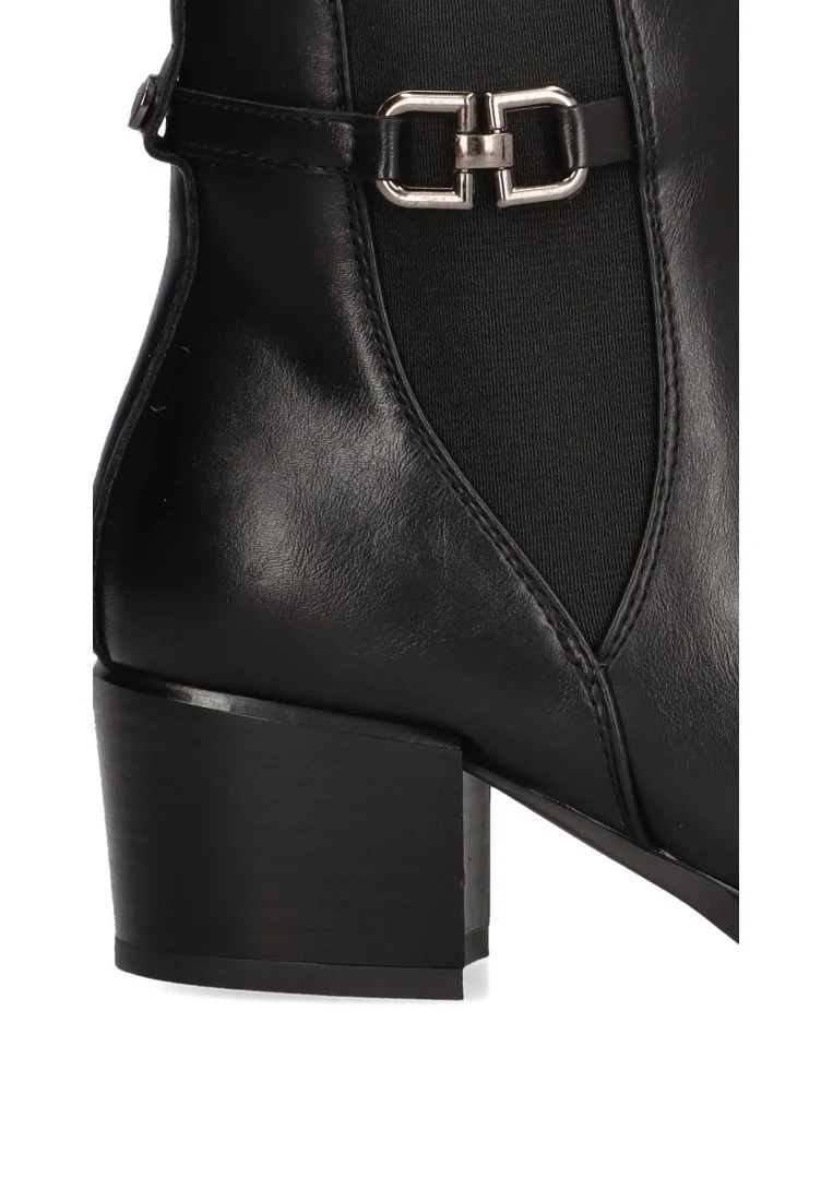 BOTINES CON HEBILLA MUJER ARMONY 30023 SLIEMA NEGRO - Imagen 7