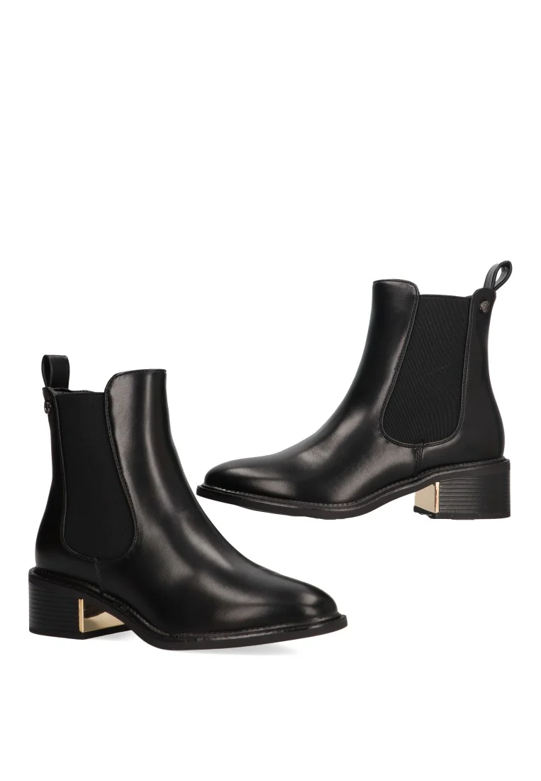 BOTINES CHELSEA MUJER ETIKA 11002 NEGRO - Imagen 6