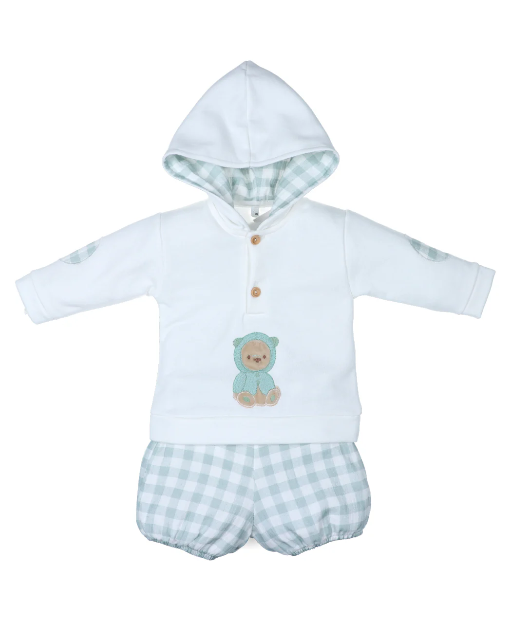 Conjunto Niño Osito Menta - Imagen 4