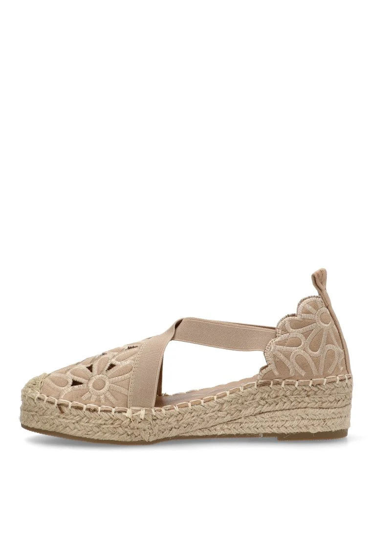 SANDALIA FLORES ETIKA FAIAL 20037 MUJER TAUPE - Imagen 4