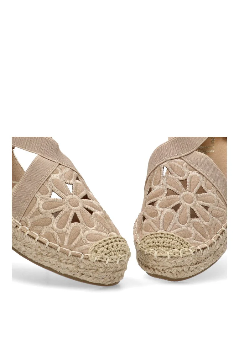 SANDALIA FLORES ETIKA FAIAL 20037 MUJER TAUPE - Imagen 7