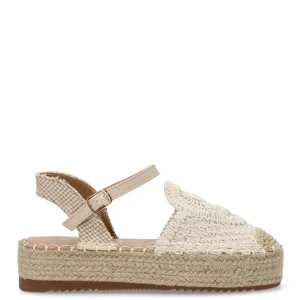 SANDALIA CROCHE ETIKA 10059 BASTER 02, MUJER BEIGE