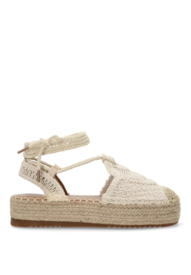 ESPARTEÑA CROCHE ETIKA 10058 BASTER 01, MUJER BEIGE