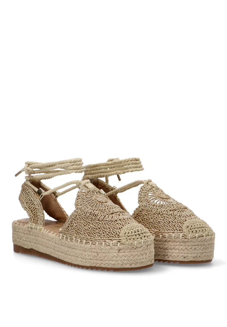 ESPARTEÑA ETIKA CROCHE 10058 BASTER 01, MUJER ORO - Imagen 3