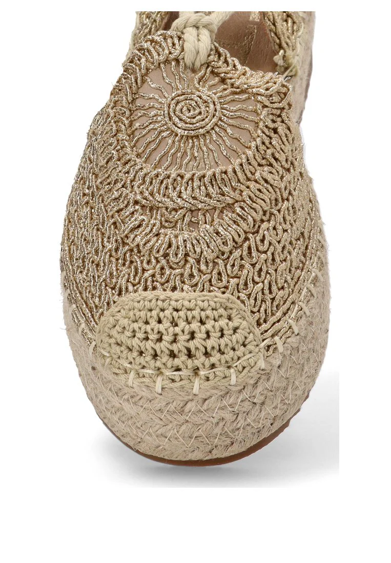 ESPARTEÑA ETIKA CROCHE 10058 BASTER 01, MUJER ORO - Imagen 7