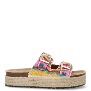 SANDALIA BIO PISO DOBLE ETIKA 10062 VINYES, MUJER MULTICOLOR