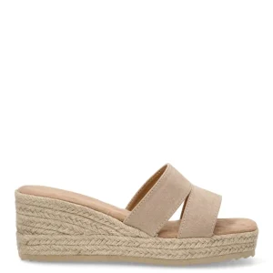 SANDALIA CUÑA ETIKA 10054 RADAZUL, MUJER TAUPE