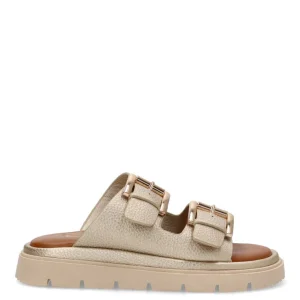 SANDALIA HEBILLA ETIKA 10071 MILOS, MUJER ORO