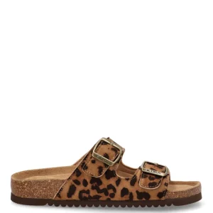 SANDALIAS BIO HEBILLA ETIKA 10015 ARENAL, MUJER LEOPARDO