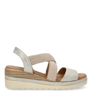 SANDALIA CRUZADA ARMONY 40010 DELOS, MUJER PLATA