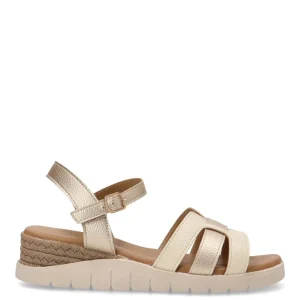 SANDALIA CUÑA ARMONY 40011 LEVITHA, MUJER ORO