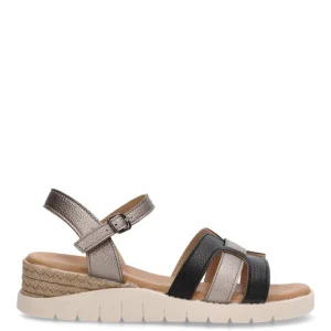 SANDALIA CUÑA ARMONY 40011 LEVITHA, MUJER PLOMO