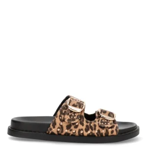 SANDALIA DE TACHAS ETIKA 10072 YAROS,  MUJER LEOPARDO