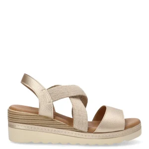 SANDALIA CRUZADA ARMONY 40010 DELOS, MUJER ORO