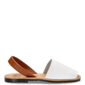 MENORQUINA PLANA BIANCA 10080 ETIKA, MUJER BLANCO