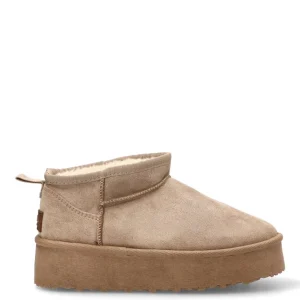 BOTIN BAJO PELO GIULIA 01  ETIKA 10912, MUJER TAUPE