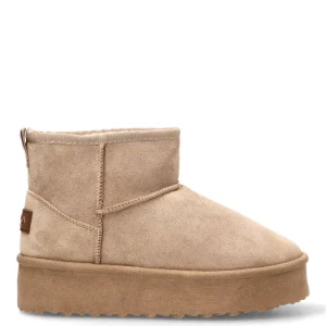 BOTIN PELO GIULIA 02 ETIKA 10914, MUJER TAUPE