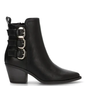BOTIN 3 HEBILLAS MUSSE 110548 ETIKA, MUJER NEGRO