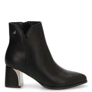 BOTIN DETALLE TACON LAURA 32019 ETIKA, MUJER NEGRO