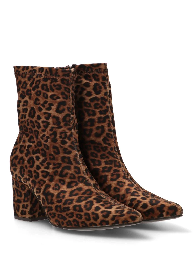 BOTIN DE CALCETIN JULIETTE 32017 ETIKA, MUJER LEOPARDO - Imagen 3
