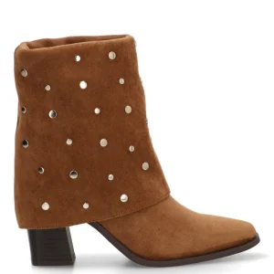 BOTIN TACHAS Y BRILLOS MIA 32016 ETIKA, MUJER CAMEL