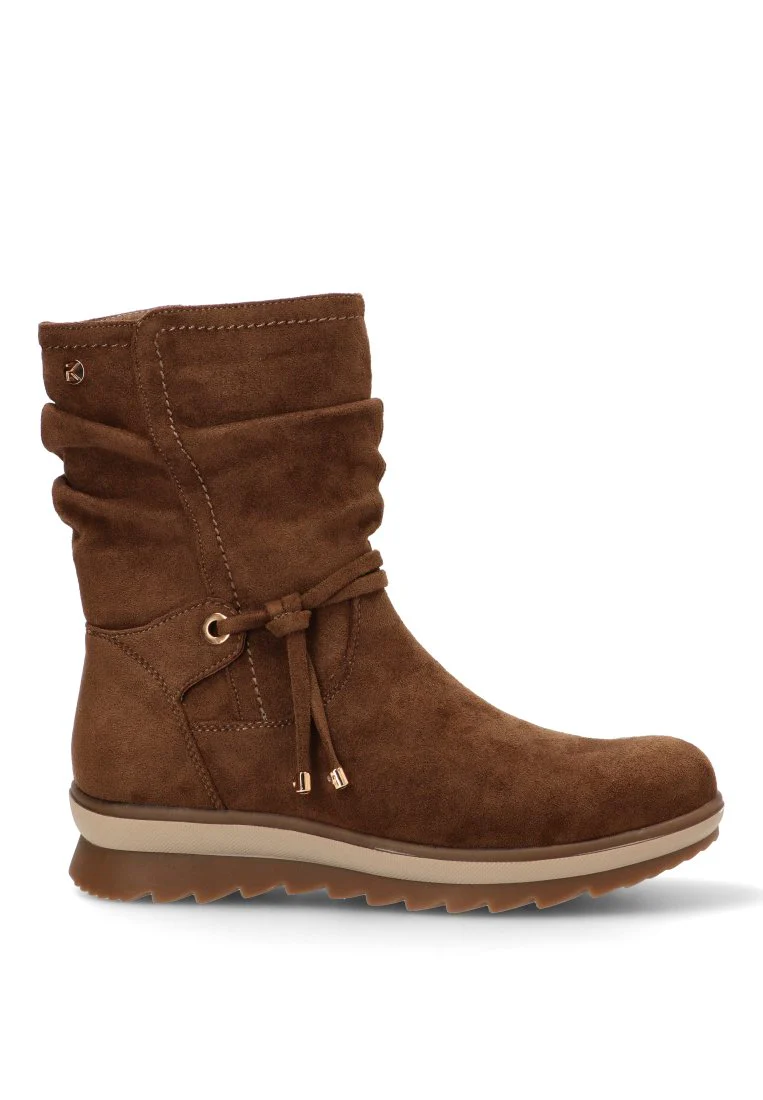 BOTIN ARRUGADO ANGER 02 11112 ETIKA, MUJER MARRÓN