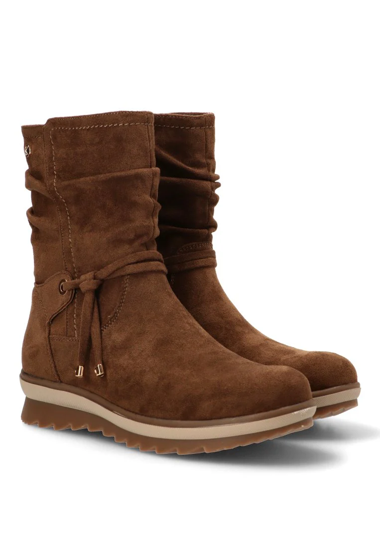 BOTIN ARRUGADO ANGER 02 11112 ETIKA, MUJER MARRÓN - Imagen 3