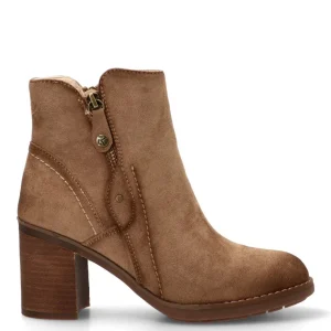 BOTIN TACON MADERA SOFIA 02 11039 ETIKA, MUJER TAUPE