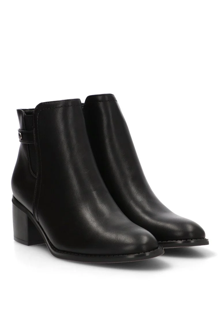 BOTIN DETALLE PLATEADO AMALIA 30028 ARMONY, MUJER NEGRO - Imagen 3