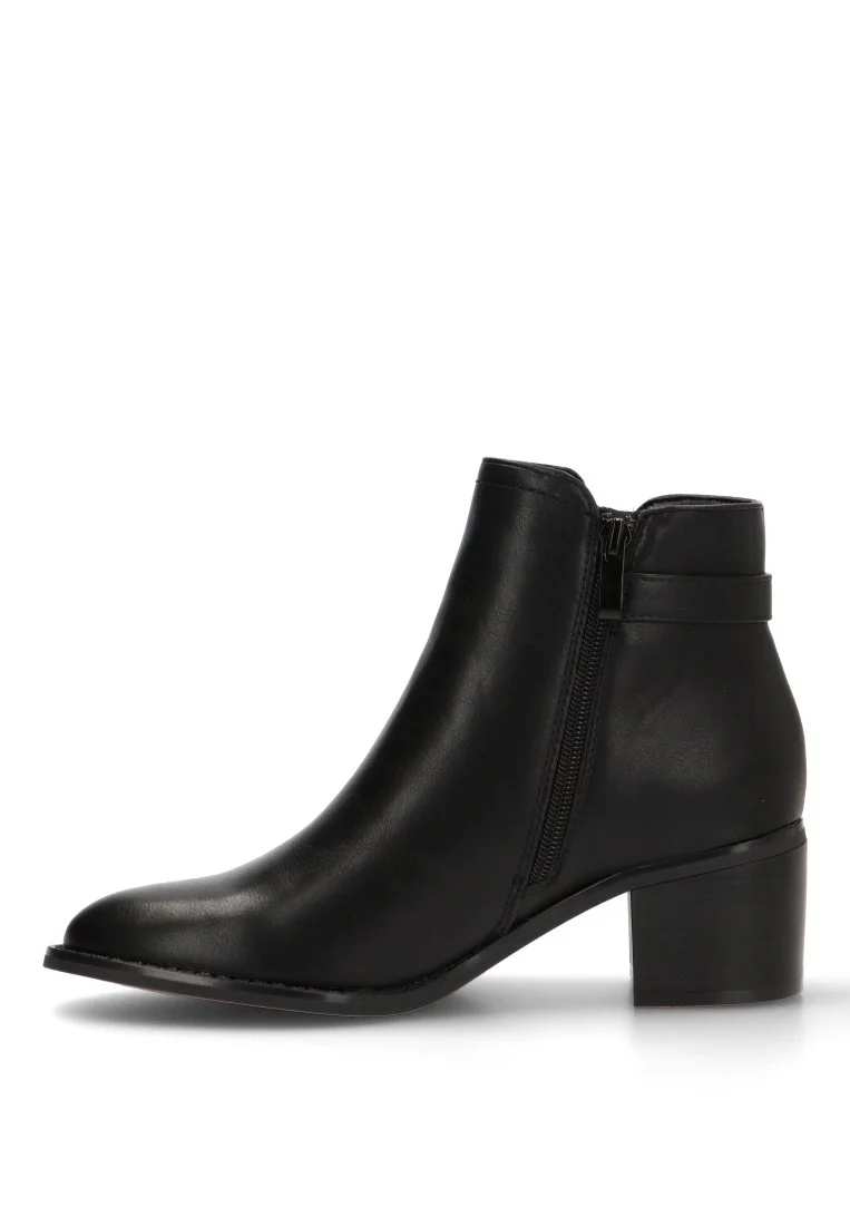 BOTIN DETALLE PLATEADO AMALIA 30028 ARMONY, MUJER NEGRO - Imagen 4