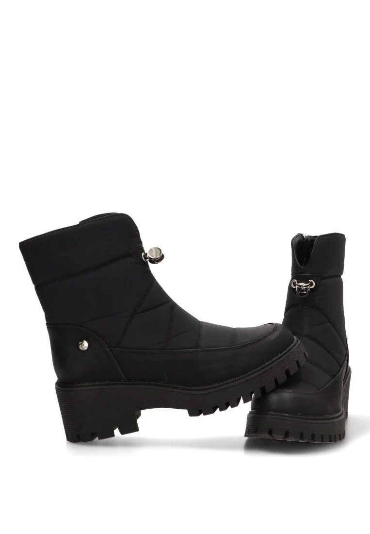 BOTIN ACOLCHADO RYTA 11117 ETIKA, MUJER NEGRO - Imagen 6